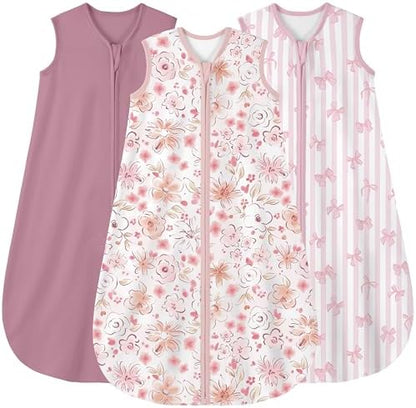 Yoofoss Baby Sleep Sack 18-24 Month 0.5TOG 100% Organic Cotton 2-Way Zipper