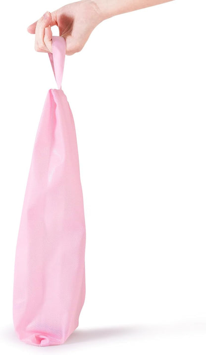 pack all Shoe Bag for Travel, Water-Resistant Shoe Pouch for Gym, Odor-Resistant Soccer Cleats Bag for Sport (Pink, 2-Pack)