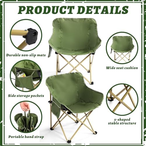 FairySandy 6 Pack Lightweight Camping Chair, Compact Folding Chair