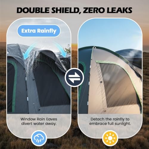 WildFinder SUV Tent, Car Tents for Camping, SUV Tailgate Tent for Family