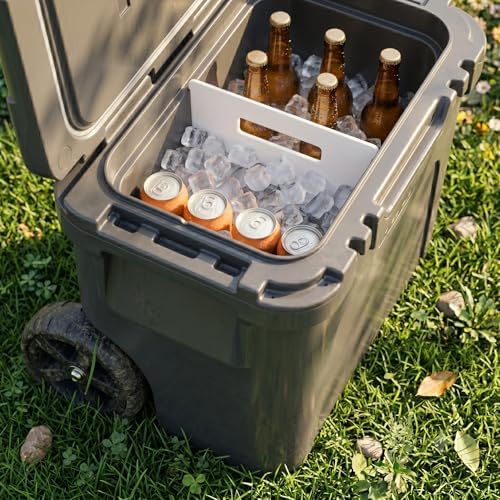 Above Sea Level Ice Pack Divider Compatible with YETI Coolers - Choose Your Size (Tundra Haul, 35/45, 65, Roadie 32, 48/60) - Freeable Cooler Insert for Tundra and Roadie Ice Chests