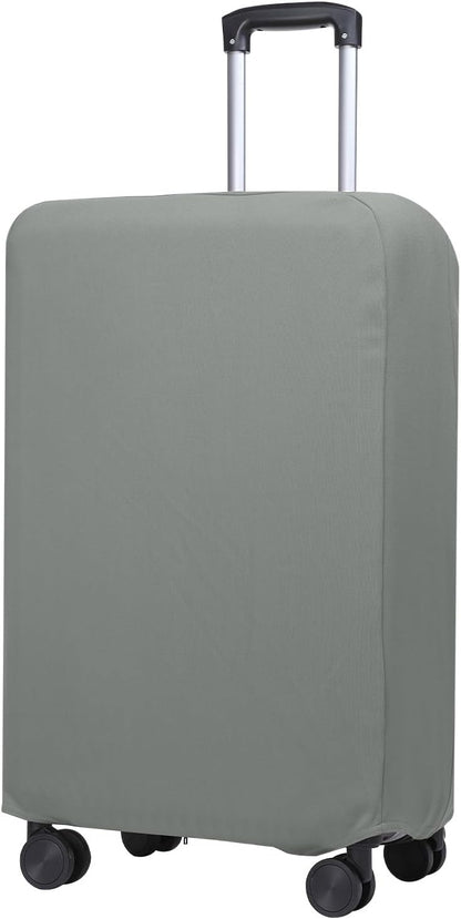 PATIKIL Luggage Cover, Suitcases Covers Elastic Carry on Cover Protector Washable Scratch-Resistant Fits 22-23 Inch Luggage for Travel Business Trips, Gray