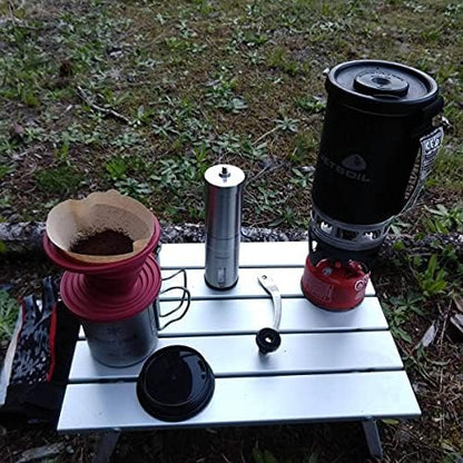 Collapsible Silicone Coffee Dripper, Reusable Coffee Filter Cone for Home, Office, Backpacking, Hiking, Camping and Outdoor Survival