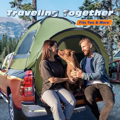 WildFinder Truck Bed Tent, Pickup Truck Tents for Camping 5.5-6.0 FT Bed