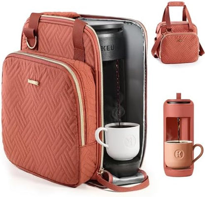 BAGSPRITE Coffee Maker Travel Bag Compatible with Keurig K-Mini Mate