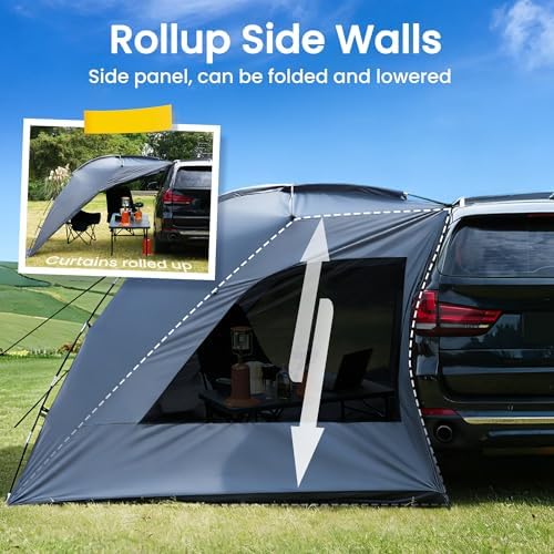 WildFinder SUV Tent, Car Tents for Camping, SUV Tailgate Tent for Family