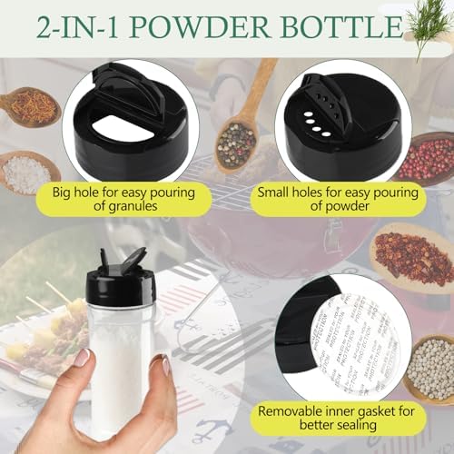Portable Camping Spice Jars Organizer Kit with Storage Bag