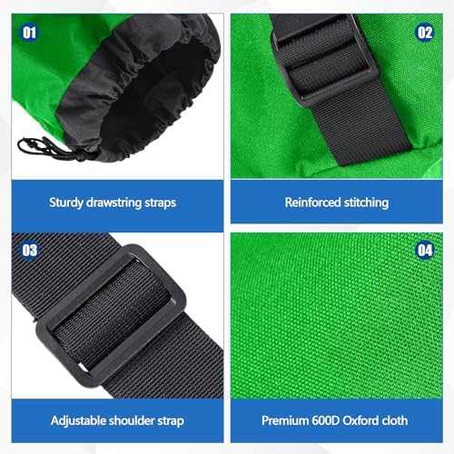 48" Large Camping Chair Bag Replacement, Folding Chairs Bag, Green