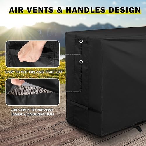 Griddle Cover for Blackstone ProSeries 2-Burner 22" Propane Omnivore Griddle, Flat Top Grill Cover for Blackstone Pro Series 22in Grill 2414 2165 2063
