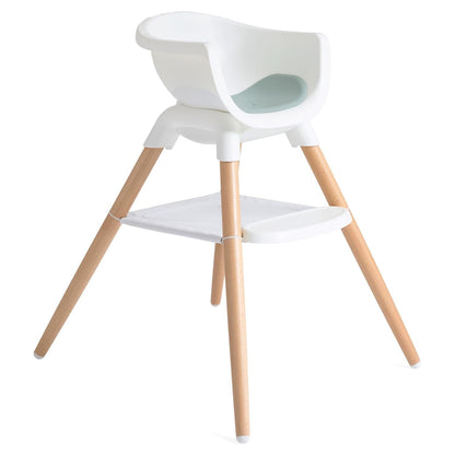 Joie Chai Multi-Mode Highchair - European Beech Wood, Convertible, 9+ Modes, Birth up to 60 lb. (Mist)