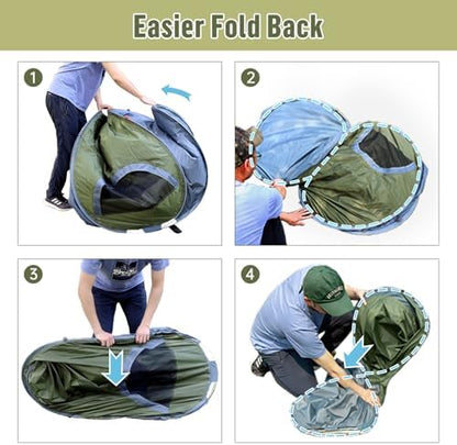 Night Cat Pop-up Camping Tent: 1 Person Tent Waterproof Instant Easy Setup Outdoor Tent