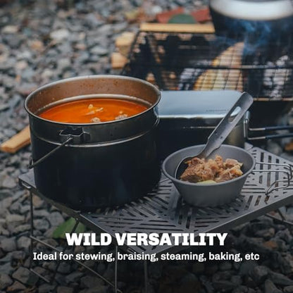 Firemaple Antarcti 1.8L Stainless Steel Pot Food Grade SUS304 Camping Pot