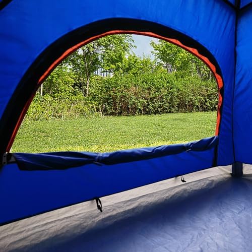 unp 6 Person 4 Season Dome Tent, Easy to Set Up for Camping & Hiking, Lightweight & Portable, Green