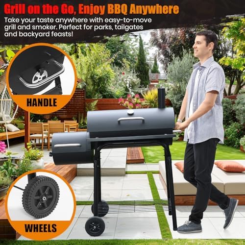 Charcoal Grill Offset Smoker: Charcoal Barbecue Grills