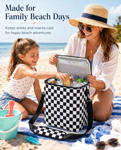Insulated Cooler Organizer Insert Compatible with XL Bogg Bag,2-in-1 Dry-Wet Separate Tote Insert Leakproof Cooler&Mesh Storage Bag,Bogg Bag Accessories for Beach,Camping