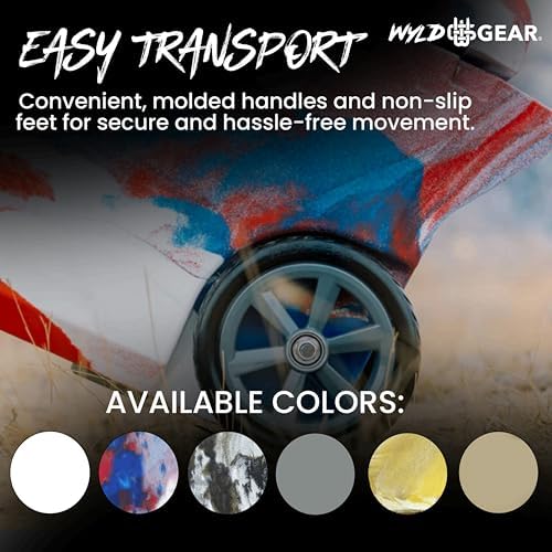 Wyld Gear 65 Quart Dual Compartment Hard Cooler with Wheels