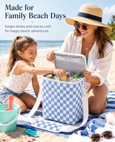 Insulated Cooler Organizer Insert Compatible with XL Bogg Bag,2-in-1 Dry-Wet Separate Tote Insert Leakproof Cooler&Mesh Storage Bag,Bogg Bag Accessories for Beach,Camping