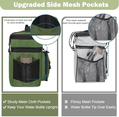 GLENKEY Tactical Lunch Box Men 16L Expandable Insulated Leakproof Cooler