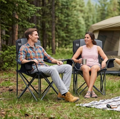 Timber Ridge 550 LBS Oversized Folding Camping Chair for Adults