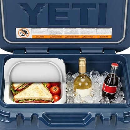 Silicone Cooler Basket for YETI Roadie 15，Dry Goods Trays - Divider and Organizer Accessories for Camping, Tailgating and Storage