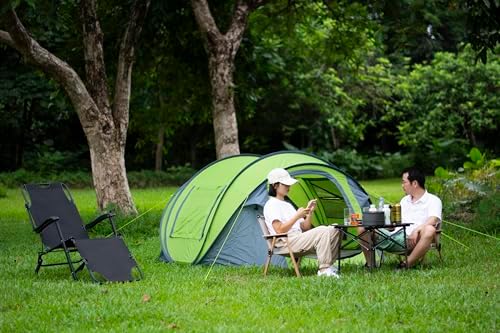 ThreeBears Instant Pop-Up Tent–2 Person Tent with Easy Automatic Setup, Ideal for Camping, Traveling, and Outdoor Adventures. Quick and Convenient Assembly