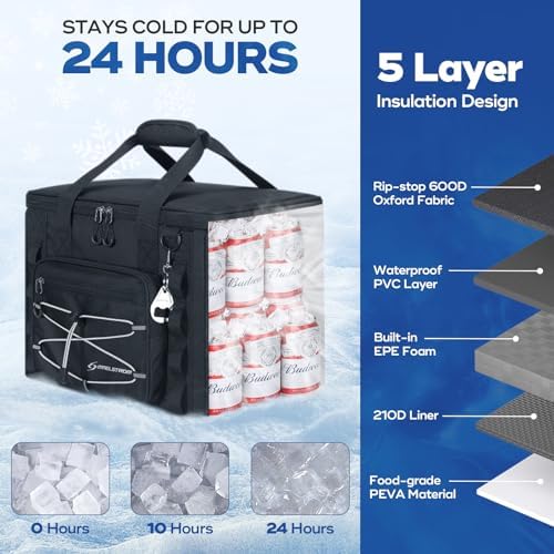 Maelstrom 30/40 Can Soft Cooler Bag, Leakproof Insulated Ice Chest