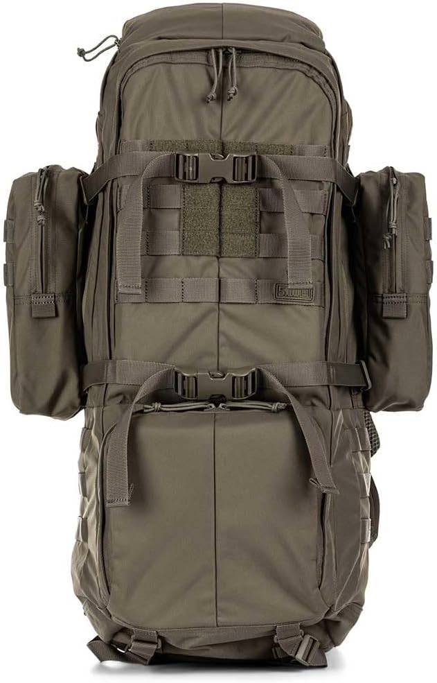 5.11 Tactical Unisex Rush 100 Backpack, 60L Storage Capacity, Convertible, Style 56555ABR