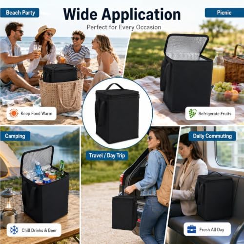 Insulated Cooler Organizer Insert, Compatible with X Large Bogg Bag, Waterproof Portable Cooling Storage Liner, Practical Bogg Bag Accessories for Beach Trips, Picnic, Camping & Outdoor Activities