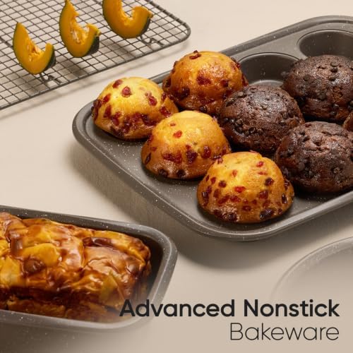 CAROTE 39pcs Pots and Pans Set, Nonstick Cookware Sets with Bakeware