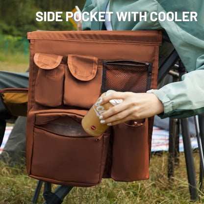 TIMBER RIDGE Oversized Folding Camping Chair High Back 500lbs