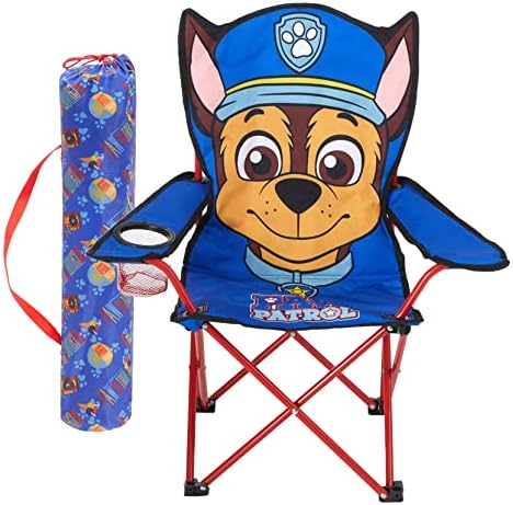 Idea Nuova Kids Indoor-Outdoor Folding Camp Chair, Paw Patrol