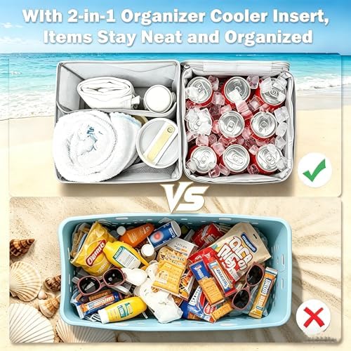 2-in-1 Cooler Organizer Insert for X Large Bogg Bag Accessories