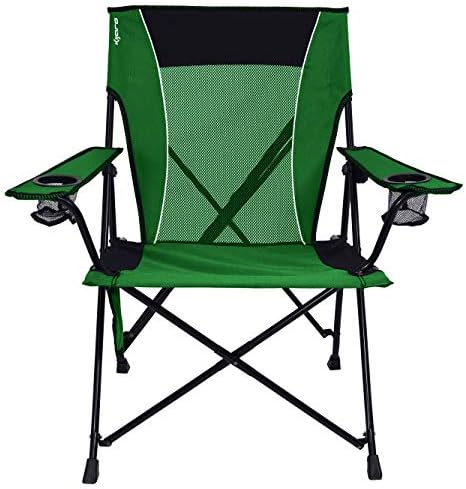 Kijaro Dual Lock Portable Camping Chairs - Enjoy the Outdoors with a Versatile Folding Chair, Sports Chair, Outdoor Chair & Lawn Chair - Dual Lock Feature Locks Position – Jasper Green