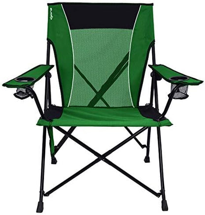 Kijaro Dual Lock Portable Camping Chairs - Enjoy the Outdoors with a Versatile Folding Chair, Sports Chair, Outdoor Chair & Lawn Chair - Dual Lock Feature Locks Position – Jasper Green