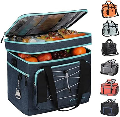Maelstrom 24/30/60 Can Soft Cooler Bag, Double Deck Portable Ice Chest