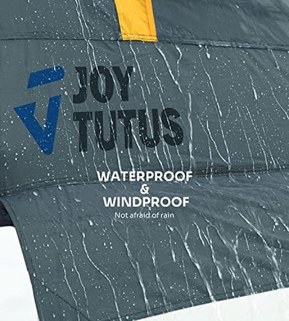 JOYTUTUS Pickup Truck 6.5' 2.0, Waterproof PU2000mm Double Layer for 2 Person, Portable Truck Bed Tent with Rainfly - Orange