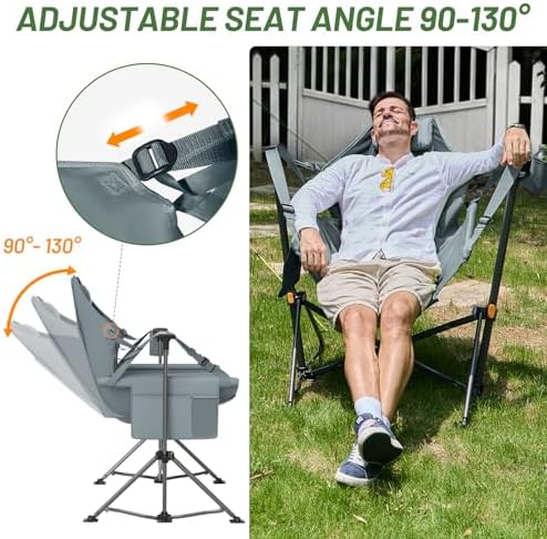 Timber Ridge Hammock Camping Chair, Portable Oversized Swinging Camp Chairs