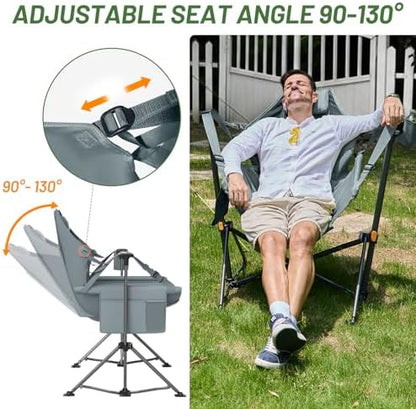 Timber Ridge Hammock Camping Chair, Portable Oversized Swinging Camp Chairs