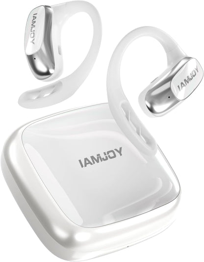 IAMJOY Language Translation Earbuds, 163 Language Translator Earbuds 3-in-1 Two Way AI Earbud Translator in Real Time Online Translator Device with APP Fit iOS ＆ Android for Travel Business Learning