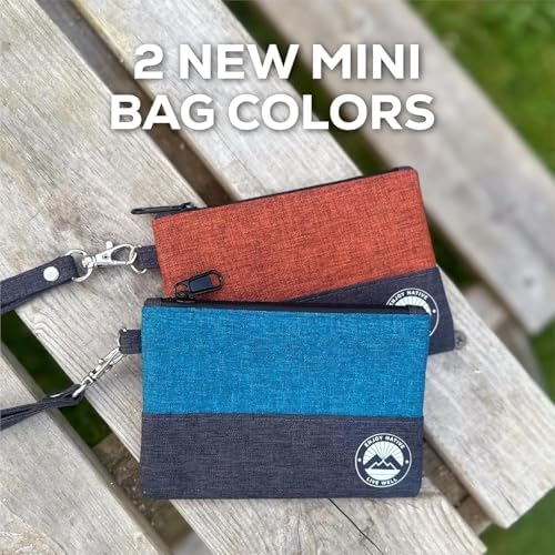 Small Smell Proof Bag 6" x 4", Smell Proof Container, Dog Tested Odor resistant Bag, Best Zipper Odor sealing Pouch Herbs and coffee, Money Organizer & Travel Medicine Bag, Scent resistent Containers