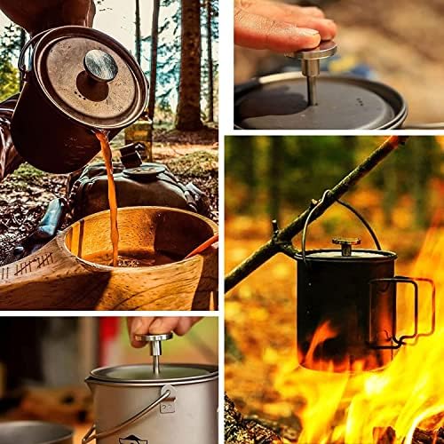 Bestargot Titanium Pot 750ml, Coffee French Press