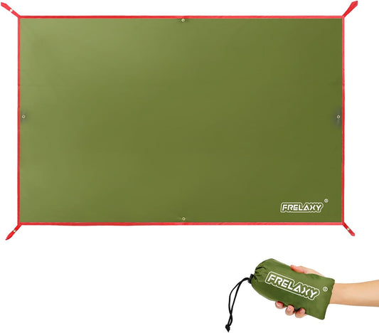 Frelaxy Tent Footprint, Waterproof Camping Tarp, Durable Tent Floor to Elevate Your Camping, Hiking, Backpacking, Hammock, Beach Experience
