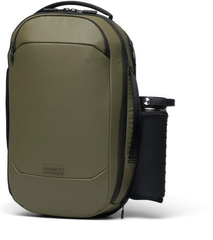 NOMATIC Navigator RS Pack 15L: 15L Premium Backpack w/ 6L Built-In Expansion - Water Resistant Anti Theft Backpack - Laptop Bag - Computer Backpack - Expandable Ranger Green Backpack
