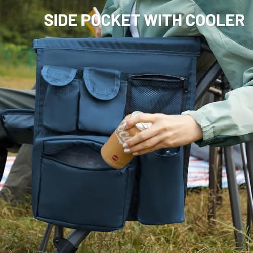 TIMBER RIDGE Oversized Folding Camping Chair High Back 500lbs