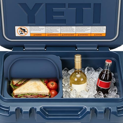 Silicone Cooler Basket for YETI Roadie 15，Dry Goods Trays - Divider and Organizer Accessories for Camping, Tailgating and Storage