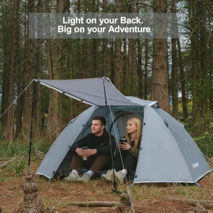 EchoSmile Lightweight Backpacking 2 Person Tent Waterproof Camping Tent