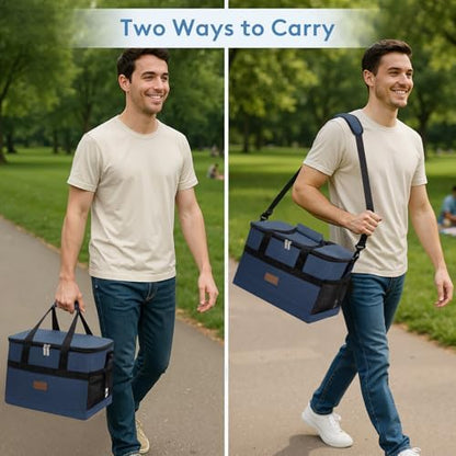 Lifewit Cooler Bag 30/50/60 Cans Collapsible, Insulated Large Lunch Bag