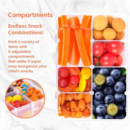 8 Pcs Snack Box Container.