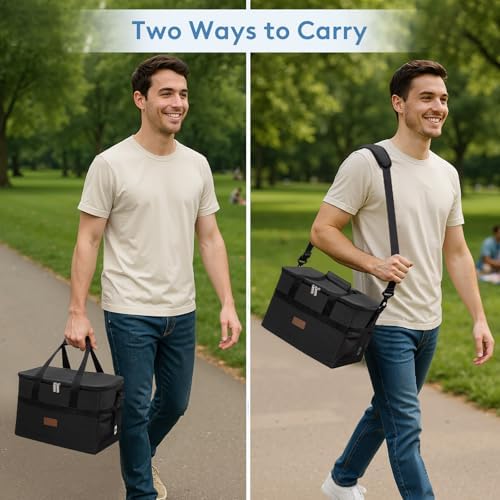 Lifewit Cooler Bag 30/50/60 Cans Collapsible, Insulated Large Lunch Bag