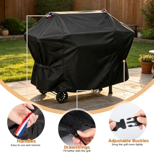 68" Grill Cover for ZH3005Y 2-Burner Gas and Charcoal Combo Grill